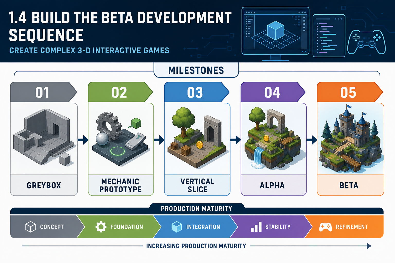 1.4 Build the beta development sequence