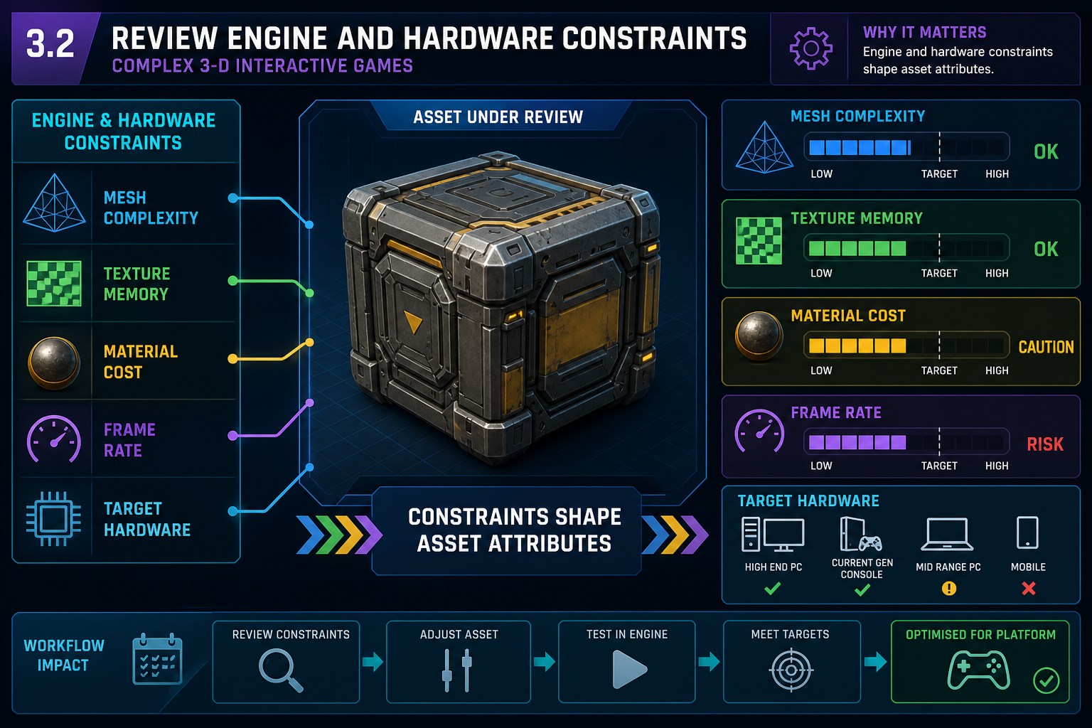 3.2 Review engine and hardware constraints